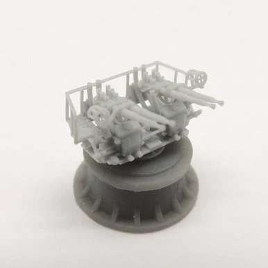 1/400 Black Cat Models Scale 40MM Quad Gun MK.2 MOD.2 (X4)
