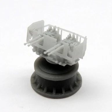1/400 Black Cat Models Scale 40MM Quad Gun MK.2 MOD.3 (X4)