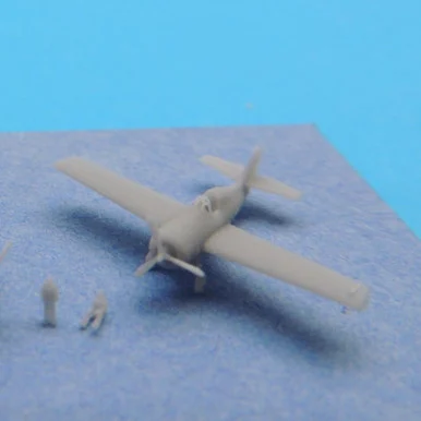 1/700 Black Cat Models Grumman F4F Wildcat, unfolded wings