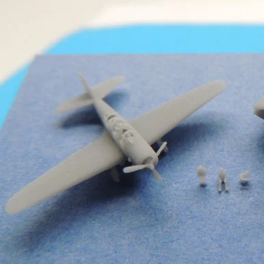 1/700 Black Cat Models Grumman TBD Devastator, unfolded wings