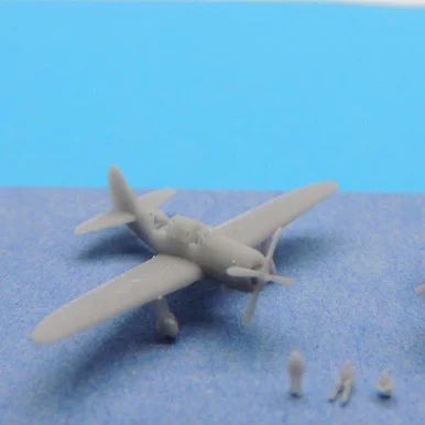 1/700 Black Cat Models Curtiss SBC Helldiver, unfolded wings
