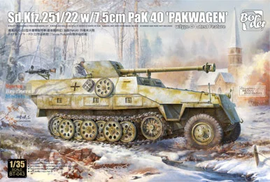 BDMBT043 1:35 Border Model Sd.Kfz.251/22 with 7.5cm PaK 40 'Pakwagen'