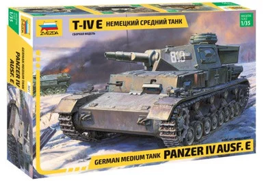 Zvezda 3641 1/35 German Panzer IV Ausf E Medium Tank - Zvezda Models