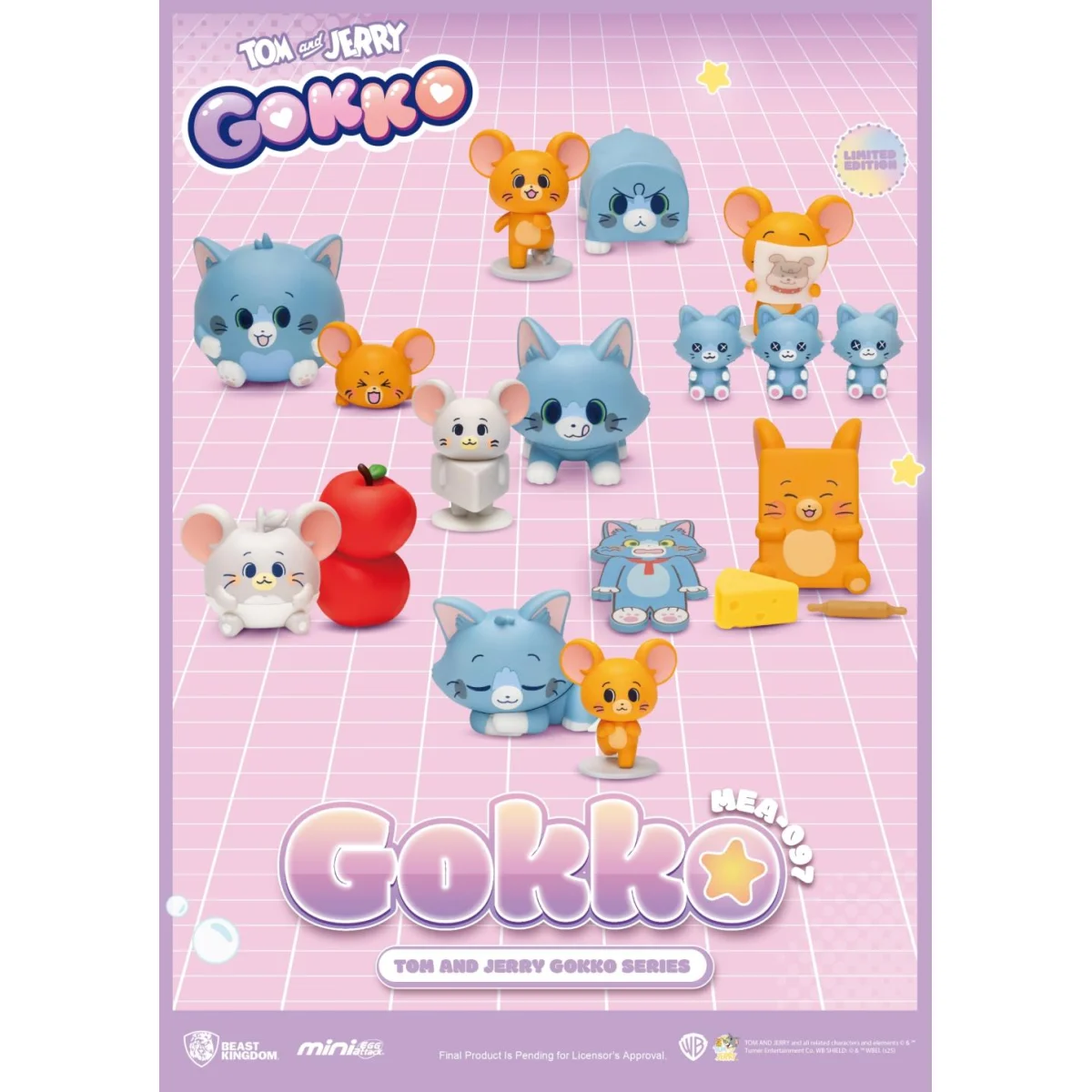 TOM & JERRY - Gokko series - Set 6 Blind Box Figure 5cm Figurine