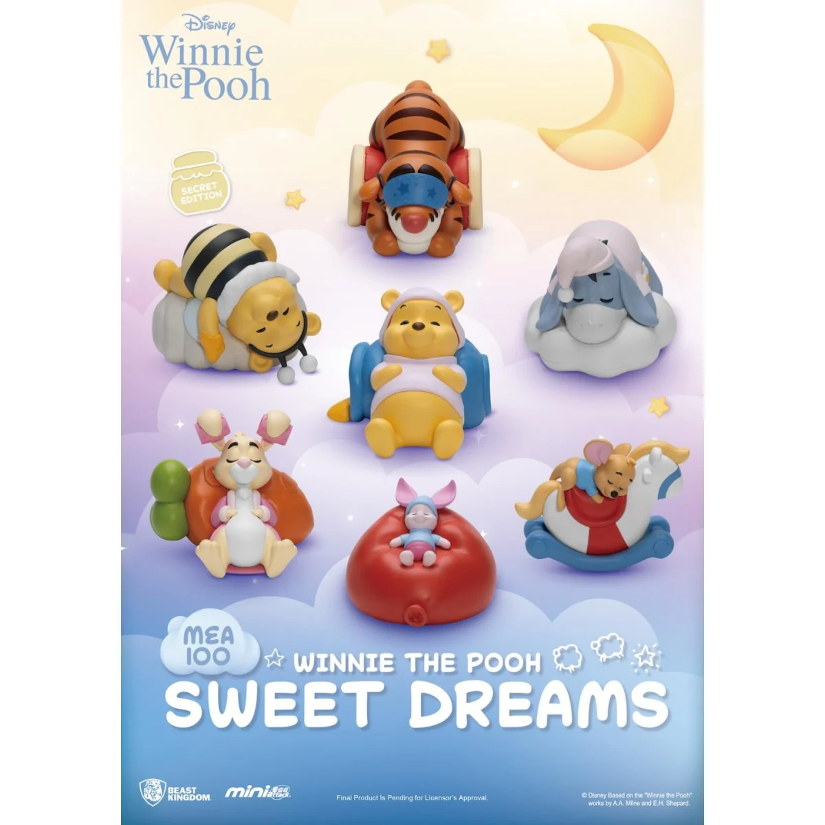 DISNEY - Winnie the Pooh Sweet Dreams - Set 6 Blind Box Figurine 5.9cm