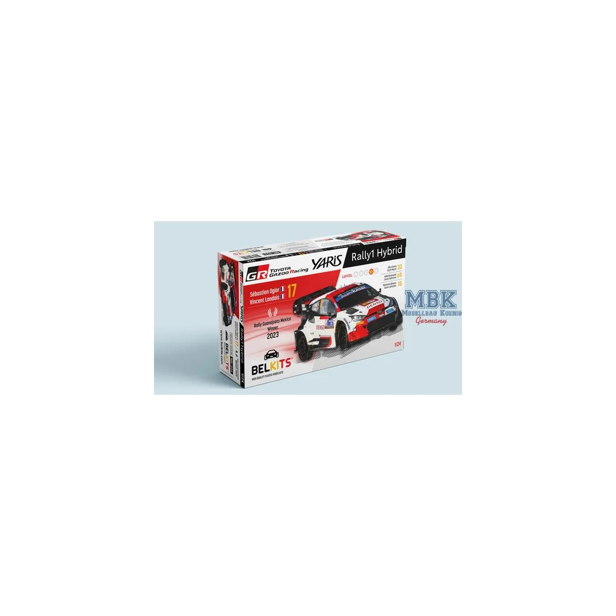TOYOTA YARIS Guanajuato Mexico 2023 OGIER Model kit - Belkits