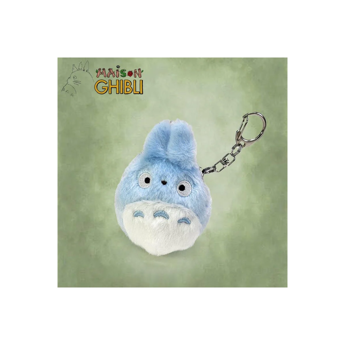 MY NEIGHBOR TOTORO - Blue Totoro - Fuwafuwa Mini Coin Purse 6cm