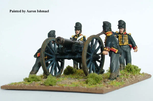 Napoleonic British Foot Artillery 9 Pounder, 28 mm Scale Model Metal Figures - Perry Miniatures