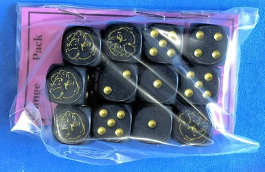PIGXX201 - PIGGY DICE (12) - BLACK