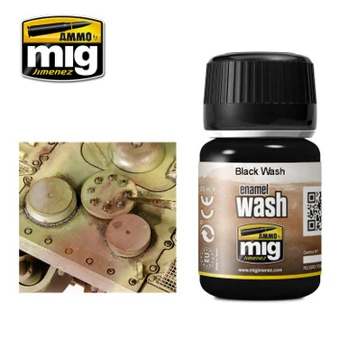 AMM1011 - Enamel Wash: Black
