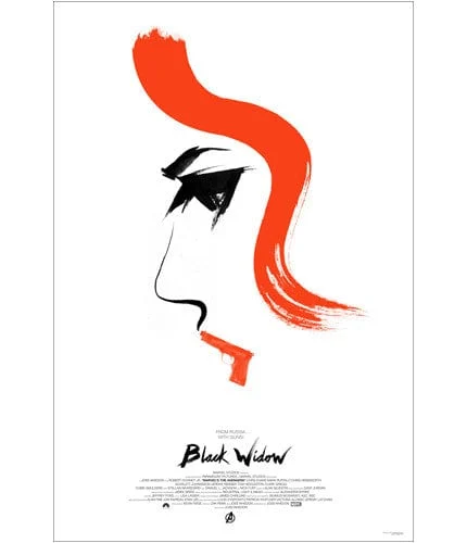 The Avengers: Black Widow - Olly Moss
