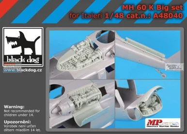 BLDA48040A 1:48 Black Dog MH-60K Blackhawk Big Set (ITA kit)