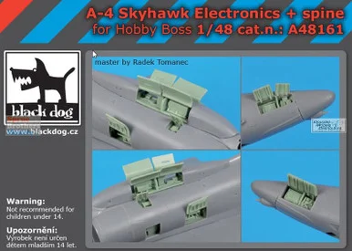 BLDA48161A 1:48 Black Dog A-4 Skyhawk Electronics Bays (HBS kit)