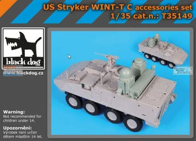 BLDT35149T 1:35 Black Dog US Stryker WINT-T C Accessories Set (TRP kit)