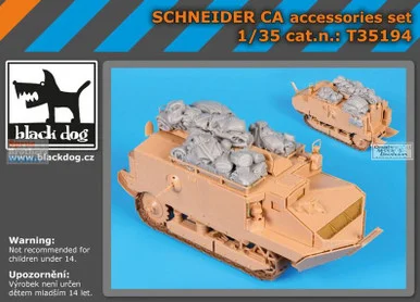 BLDT35194T 1:35 Black Dog Schneider CA Stowage Accessories Set (HBS kit)