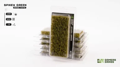 GGRKDG - Grass Tufts: Spikey Green 12mm - Wild