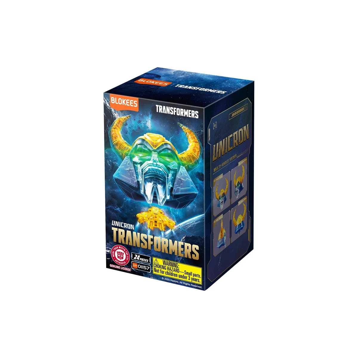 Transformers Blokees Defender Version Unicron-Head Transparent Version