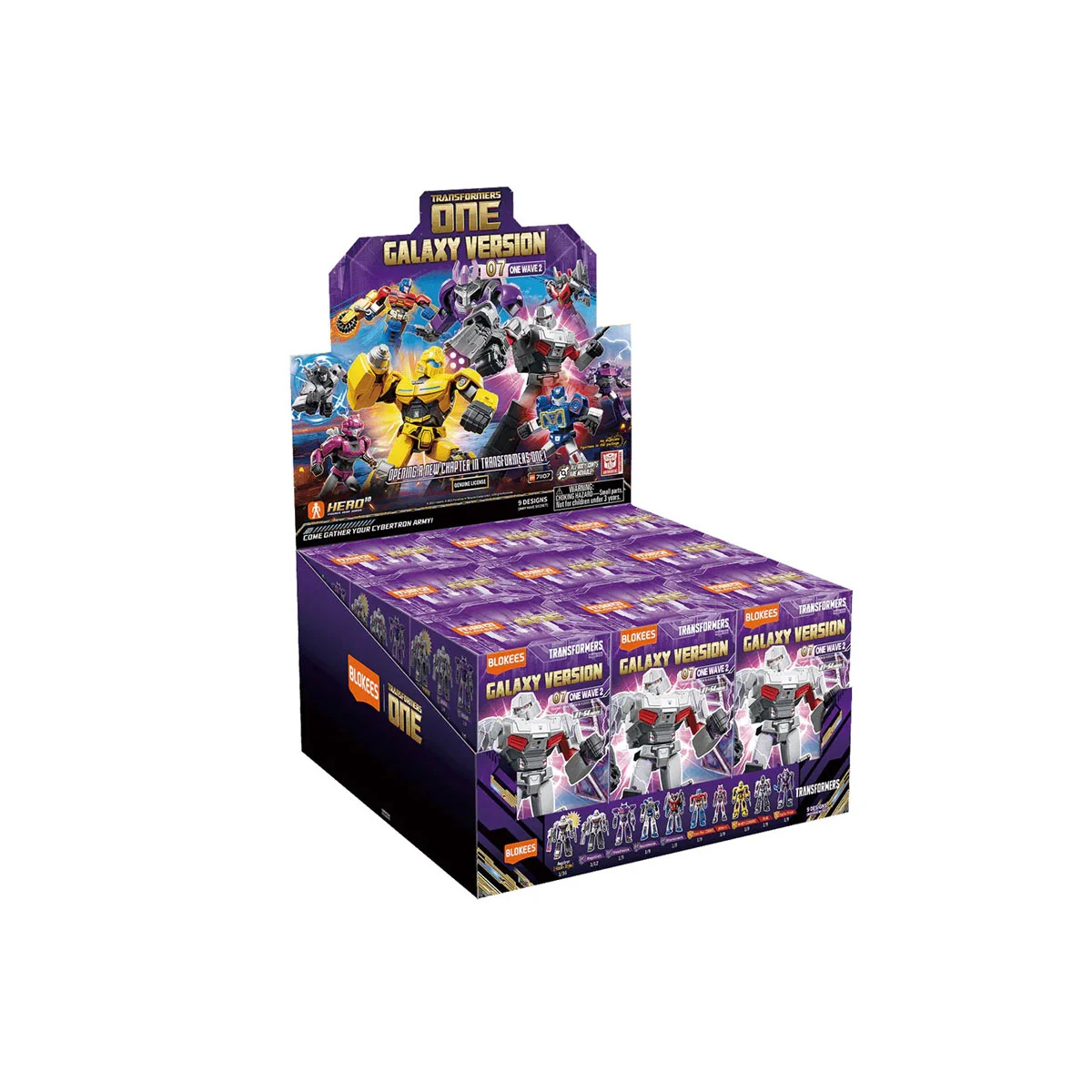 Transformers - Blokees Galaxy Version 07 One Wave 2 9 pieces Pop figures