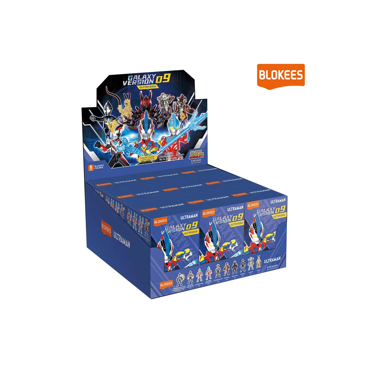 Ultraman Blokees Galaxy Version 09 Glitter Ginga assortment 9pcs Pop figures