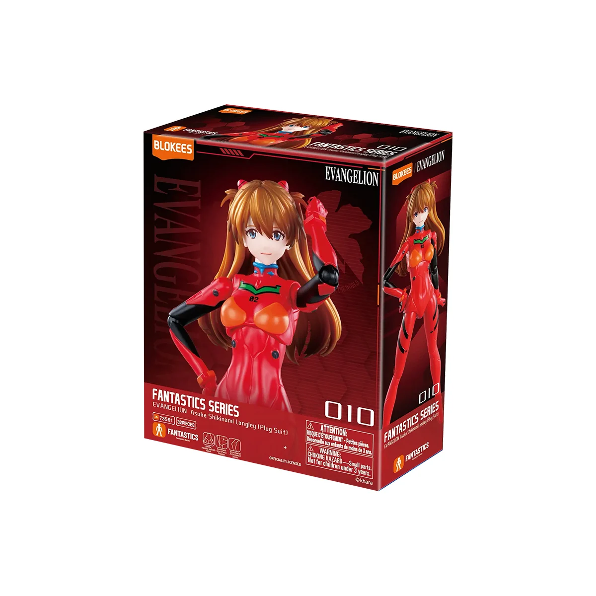 Evangelion Blokees Fantastics Series FF03 Asuka Plug Suit 15cm