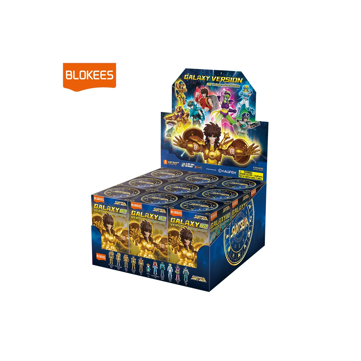 Saint Seiya Blokees Saint Seiya Galaxy Version 02 assortment 9pcs Pop figures