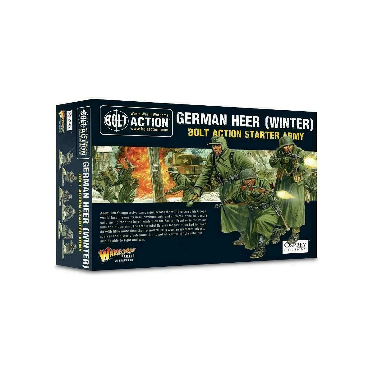 German heer winter starter army Model kit - Bolt action