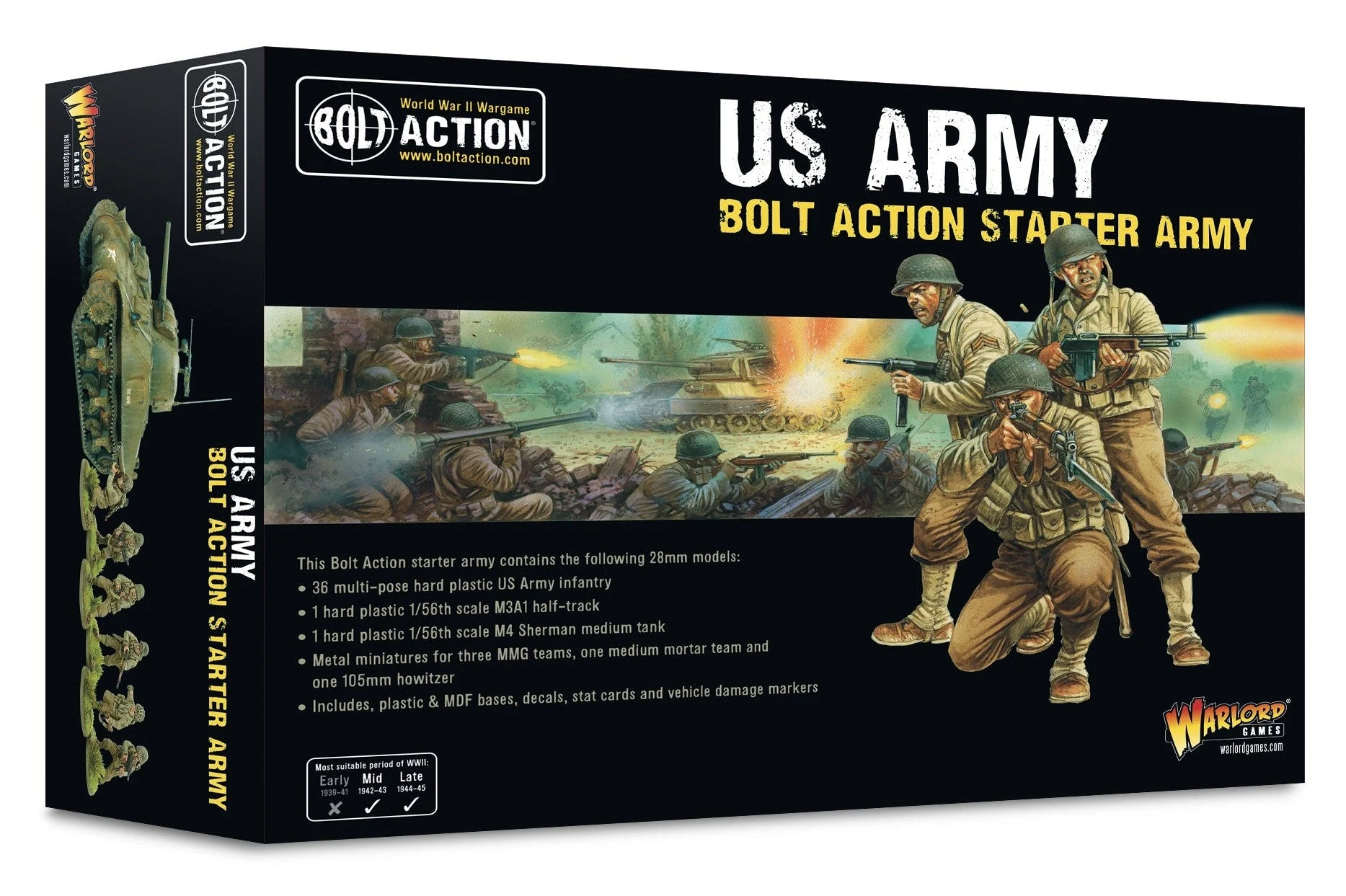 Warlord Games Bolt Action US Army Starter Army (28 mm Scale Model Figures)