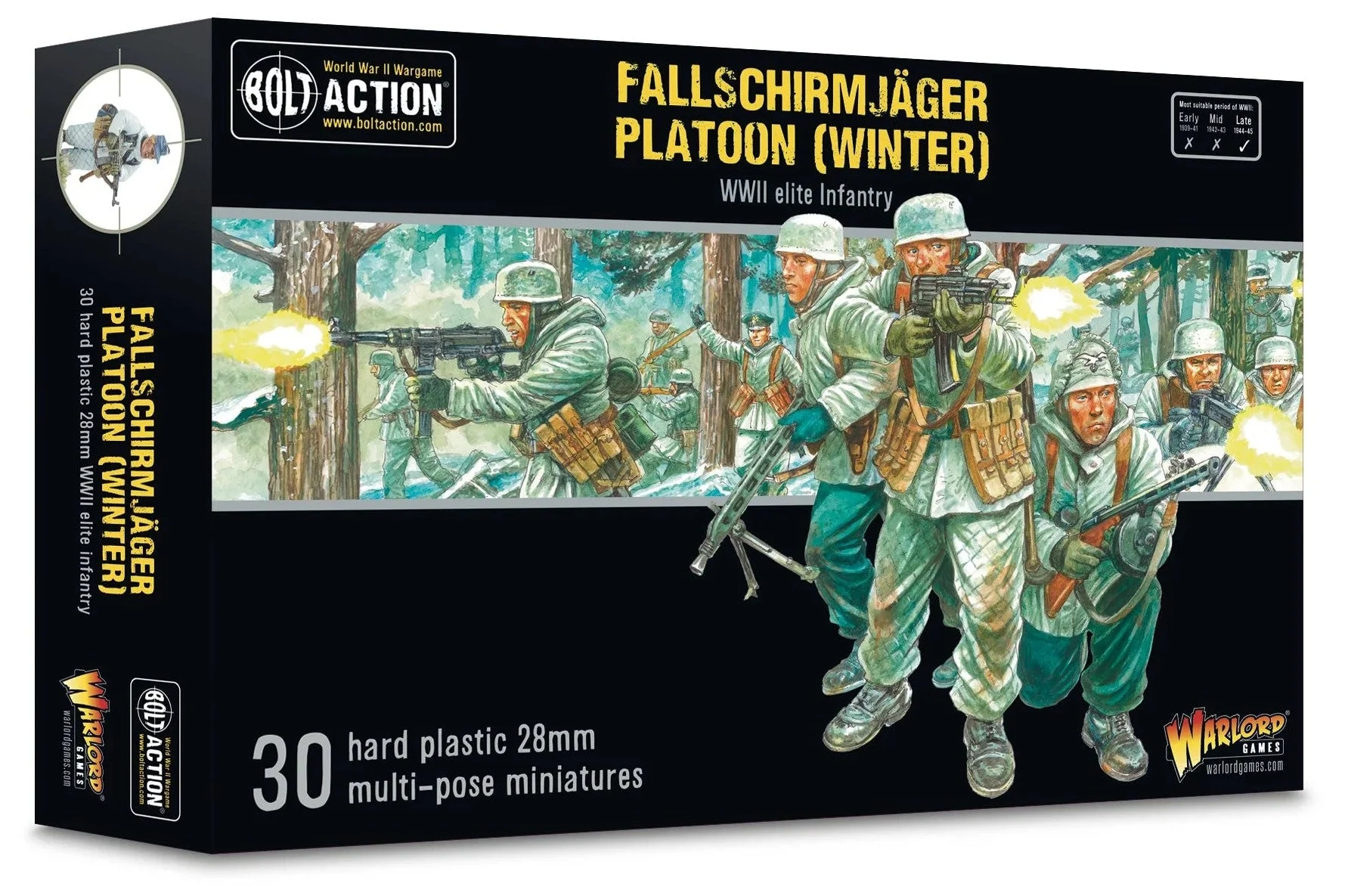 Warlord Games Bolt Action Winter Fallschirmjäger Platoon (28 mm Scale Model Figures)
