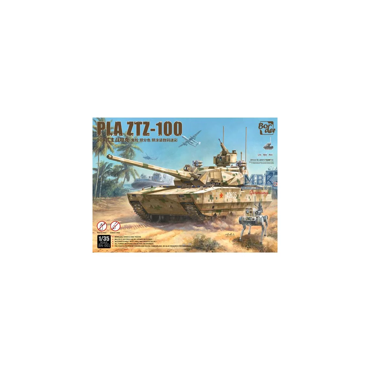 Pla ztz-100 Model kit