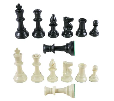 WorldWise Imports 95437 Triple Weighted Tournament Chess Pieces - World Wide Imports