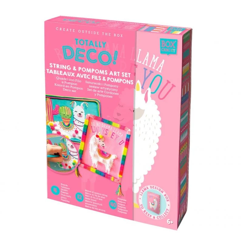 Box Candiy: Totally Deco! - TABLES WITH YARNS AND POMPOMS