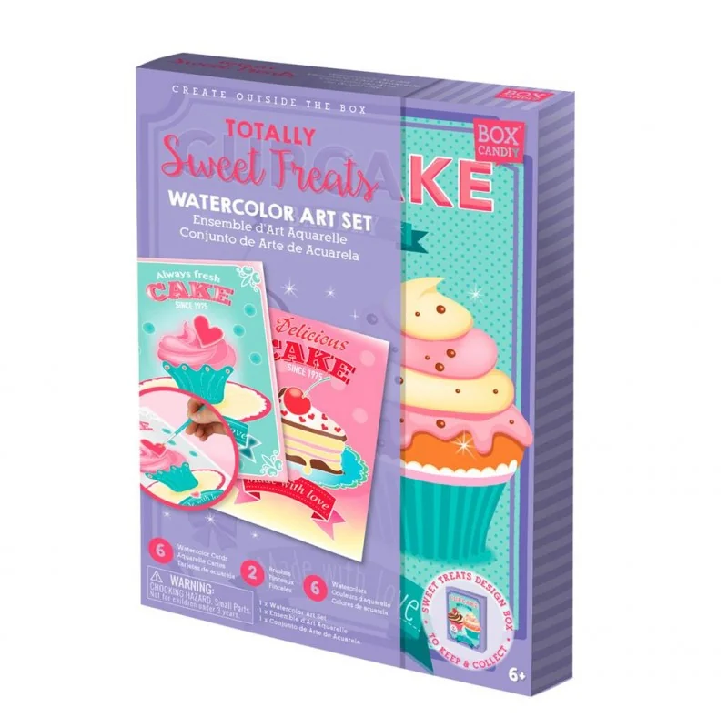Box Candiy: Totally Sweet Treats - WATERCOLOR BOX