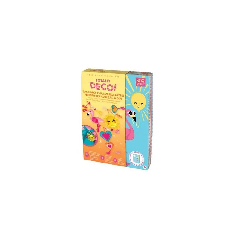 Box Candiy: Totally Deco! - BACKPACK PENDANTS, in gift box, 7+
