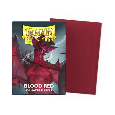 Dragon Shield (100) Blood Red - Arcane Tinmen