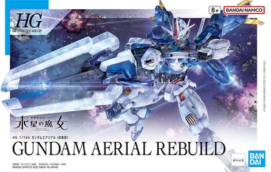 Bandai 5065096 #19 Gundam Aerial Rebuild 'The Witch from Mercury' HG 1/144 Scale Model Kit