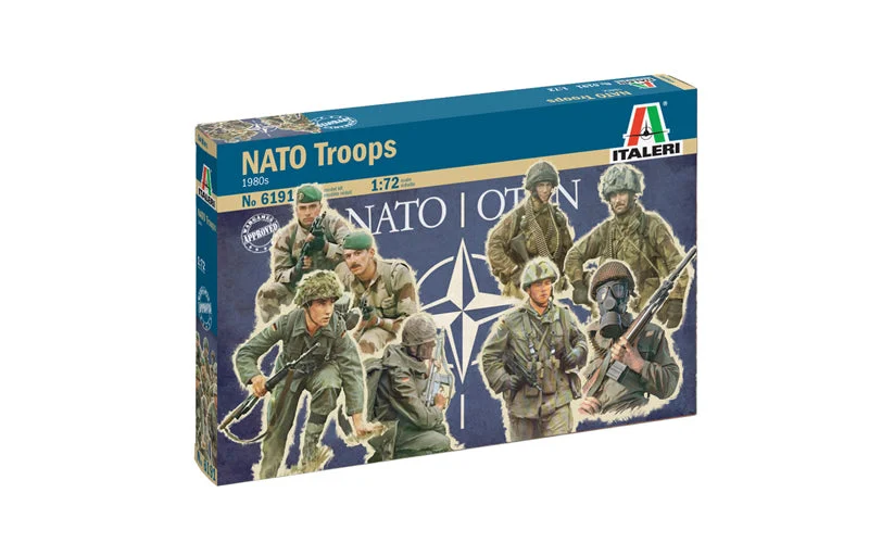 NATO Troops (1980’s) 1/72 Scale Plastic Figures - Italeri