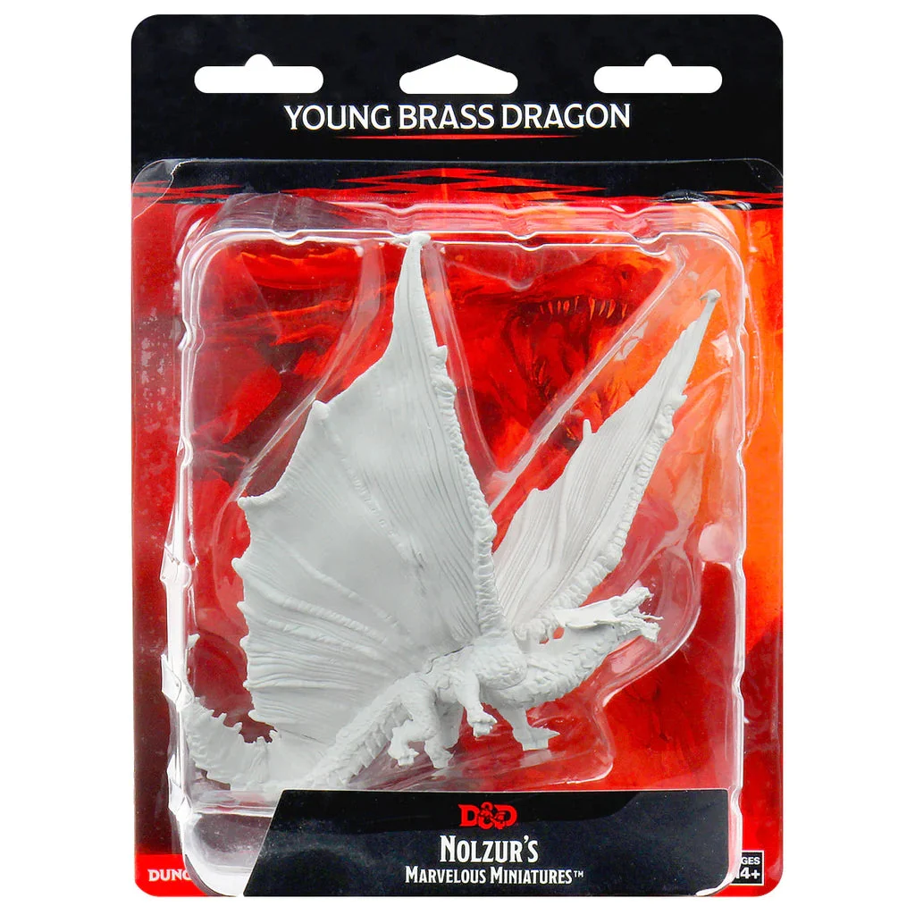 D&D Nolzur’s Marvelous Miniatures: Young Brass Dragon - WizK!ds