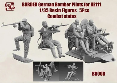 1/35 Border Model German Bomber Figures for He 111 Resin Figure Set