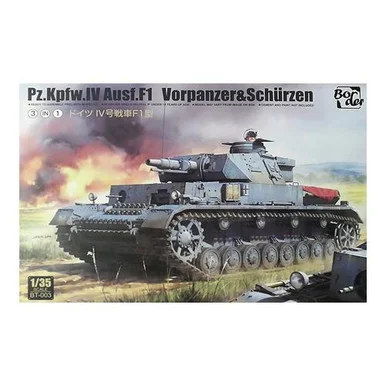 1/35 Border Model Scale Pz.Kpfw.IV Ausf.F1 3-in-1