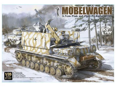 1/35 Border Model Scale Mobelwagen 3.7cm Flak auf Fgst. Pz.Kpfw. IV (Sf)