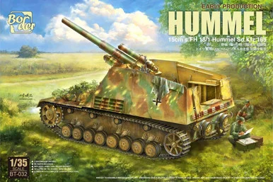 1/35 Border Model 15cm s.FH 18/1 Hummel Sd.Kfz.165 Plastic Model Kit