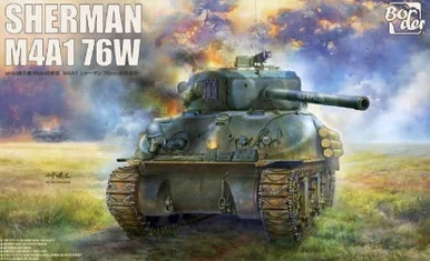 1/35 Border Model M4A1 76W Sherman Plastic Model Kit