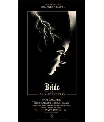 The Bride of Frankenstein – Moss - Olly Moss