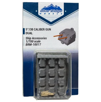 1/700 Blue Ridge Models - 5/38 Caliber Gun - Dual (x12) - Resin