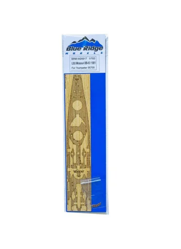 1/700 Blue Ridge Models USS Missouri BB-63 1991 Wood Deck For Trumpeter