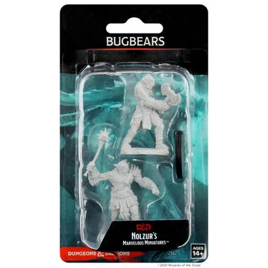 Wizkids 72562 Dungeons & Dragons Nolzur`s Marvelous Unpainted Miniatures: Bugbears