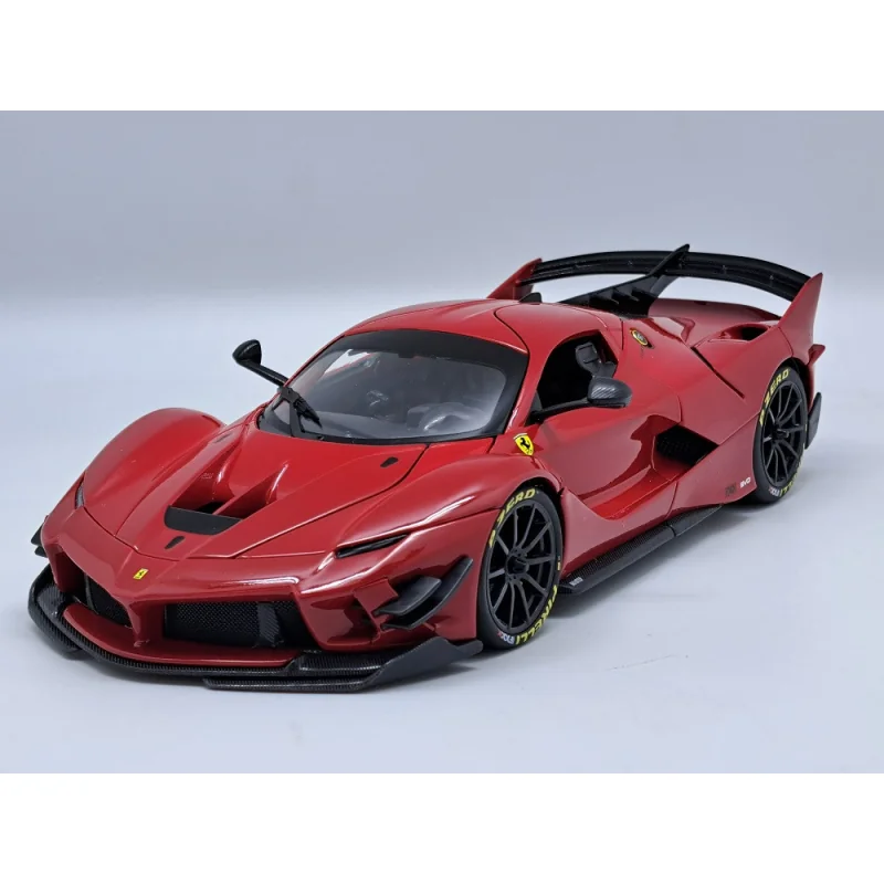 Ferrari fxx k evo hybrid 6.3 v12 1050hp 2018 red "rosso fuoco" Die cast - Burago