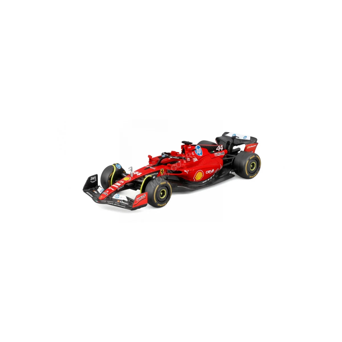 Ferrari f1 sf-23 team scuderia ferrari hp 44 lewis hamilton test fiorano 2025 (soft housing)