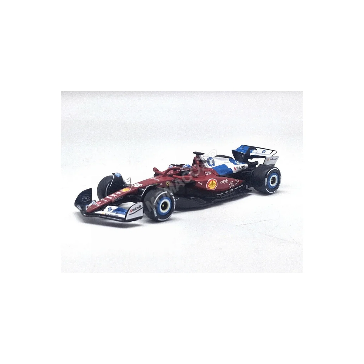 Ferrari f1 sf-25 team scuderia ferrari hp 16 charles leclerc miami grand prix 2025 (premium packaging with helmet)