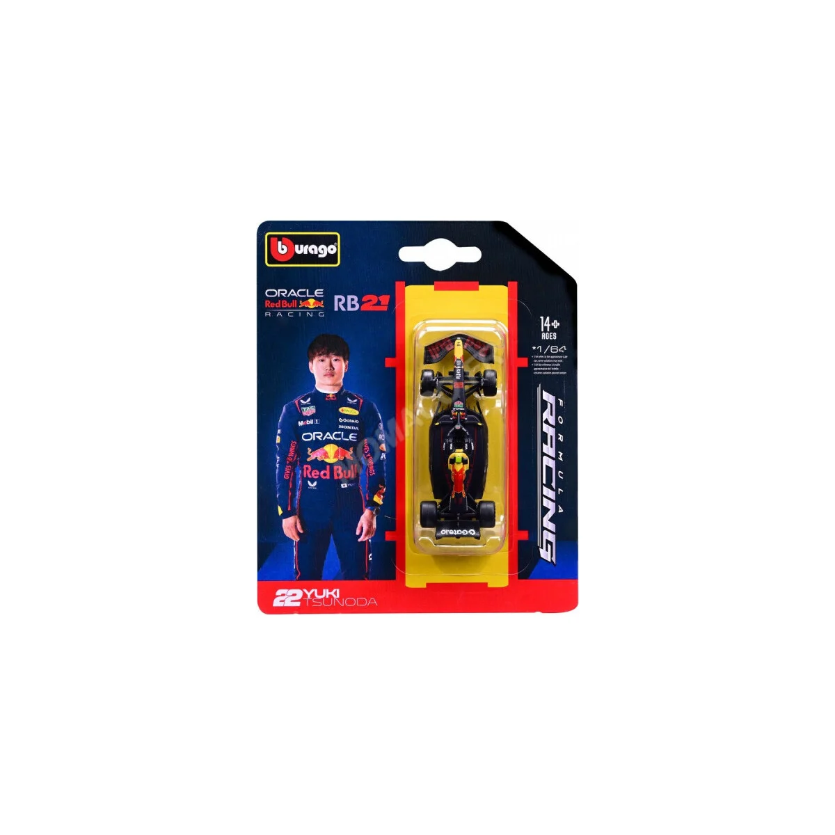 Red bull f1 rb21 team oracle red bull racing 22 yuki tsunoda 2025 (blister) Die cast - Burago